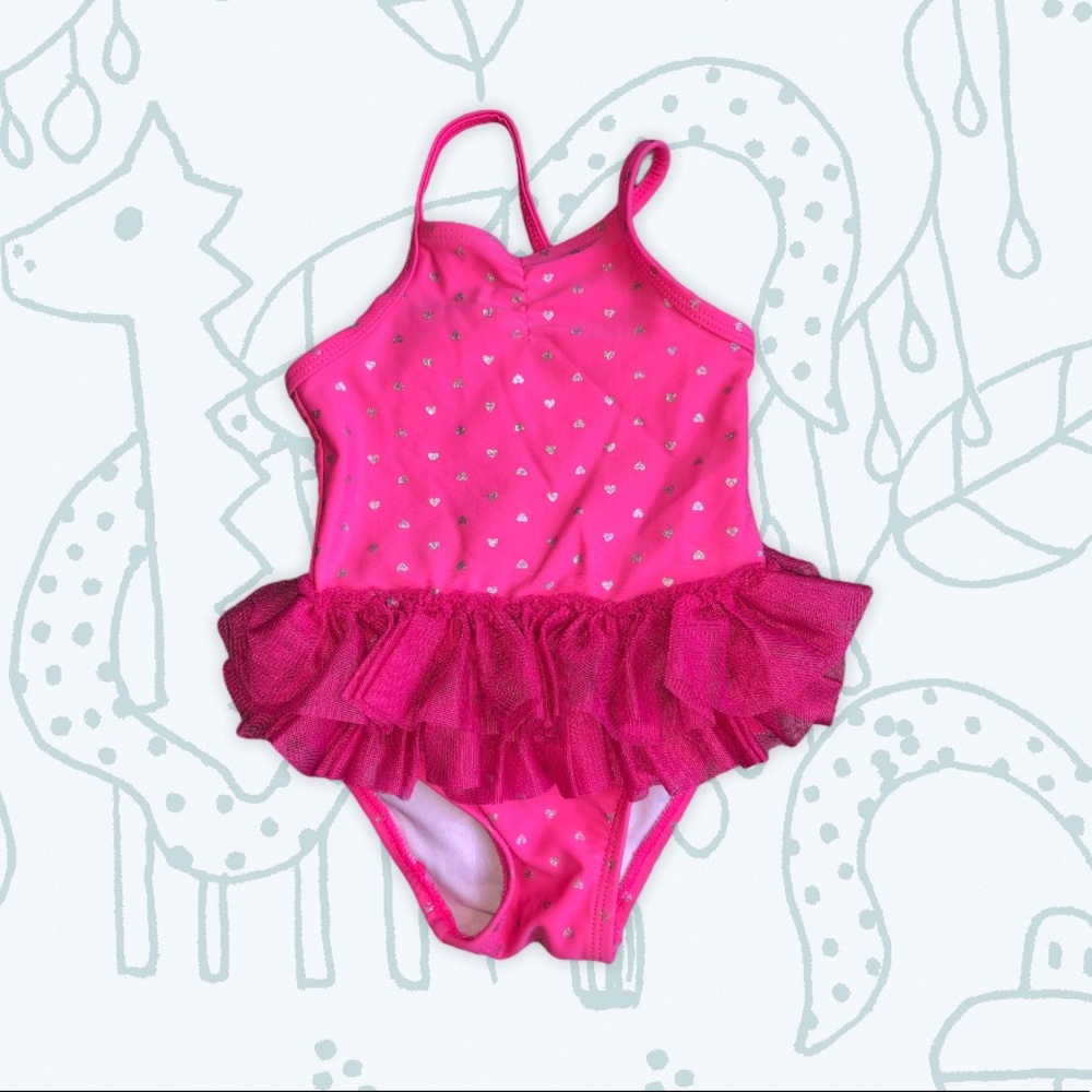 5/$25 Pink TuTu 1 PC Swimsuit